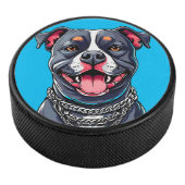 Pitbulling Eishockey Puck (3/4)