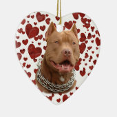 Pitbulling Keramik Ornament (Rechts)