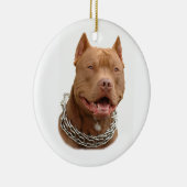 Pitbulling Keramikornament (Rechts)