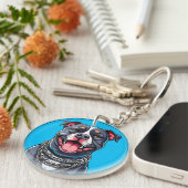 Pitbulling Schlüsselanhänger (Vorderseite rechts)