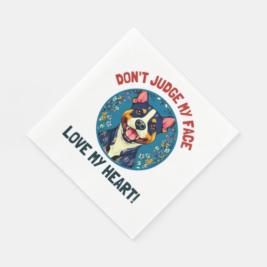 Pitbulling Serviette (Ecke)