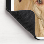 Pitbulls Bedarfs-Liebe auch mousepad (Ecke)