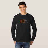 Pitbulls Dog evolution Human walking fun T-Shirt (Vorne ganz)