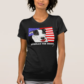 PITBULLS FÜR OBAMA 2008 T-Shirt