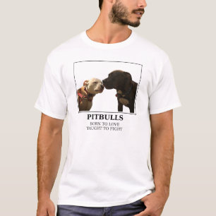 Pitbulls - geboren zum Liebe-Weiß - LRBBC T-Shirt