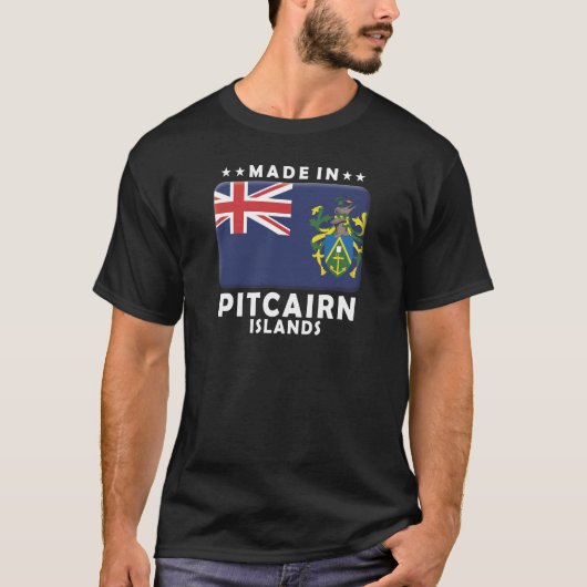 Pitcairn-Inseln gemacht T-Shirt (Vorderseite)