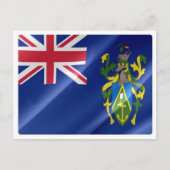 Pitcairn-Inseln - Waving Flag - Postkarte (Vorderseite)