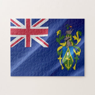 Pitcairn-Inseln - Waving Flag - Puzzle