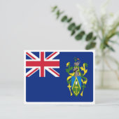Pitcairn Islands - Flag - Postkarte (Stehend Vorderseite)