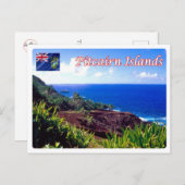 Pitcairn Islands - St. Paul's Point - Postkarte (Vorne/Hinten)