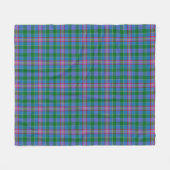 Pitcairn Karo Fleecedecke (Vorderseite (Horizontal))