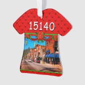Pitcairn Zip Code Ornament (Vorderseite)