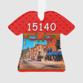 Pitcairn Zip Code Ornament (Vorderseite)