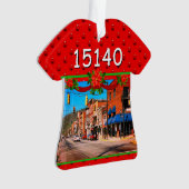 Pitcairn Zip Code Ornament (Vorderseite)