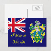 Pitcairninseln Postkarte (Vorne/Hinten)