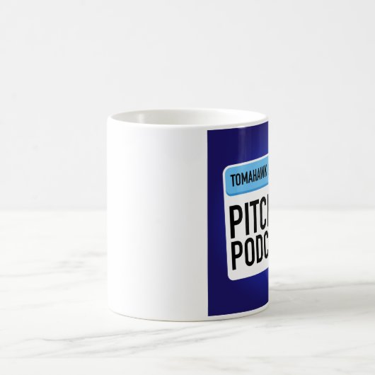 Pitch a Podcast Tasse (Mittel)