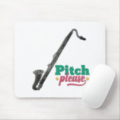 Pitch bitte: Bassklarinette Mousepad (Mit Mouse)