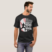 Pitch Bitte Lustiger Baseball-Werfer-Mutter-Sohn T-Shirt (Vorne ganz)