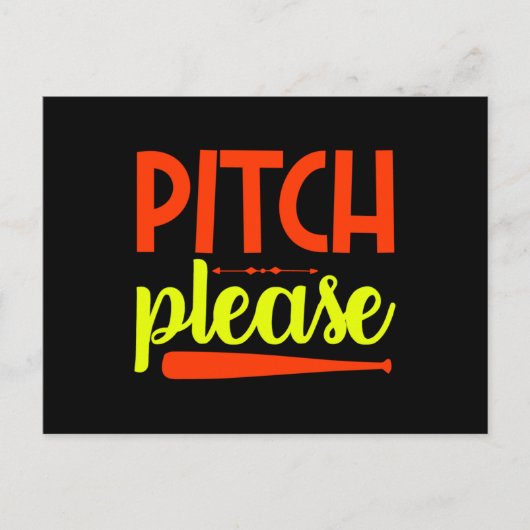 Pitch bitte postkarte (Vorderseite)