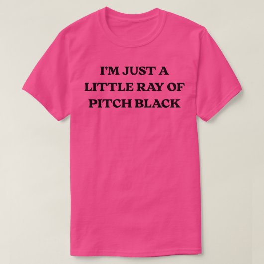 Pitch Black Ray T-Shirt (Design vorne)