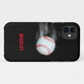 Pitch das Baseball Personalisiert Case-Mate iPhone Hülle (Rückseite (Horizontal))
