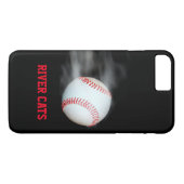 Pitch den Baseball-Team-Player Personalisiert Case-Mate iPhone Hülle (Rückseite (Horizontal))