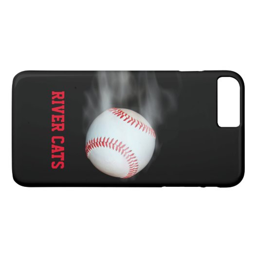 Pitch den Baseball-Team-Player Personalisiert Case-Mate iPhone Hülle (Rückseite (Horizontal))