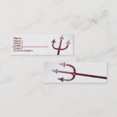 Pitch Fork Business Card Mini Visitenkarte (Vorne/Hinten)