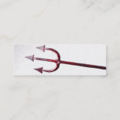 Pitch Fork Business Card Mini Visitenkarte (Rückseite)