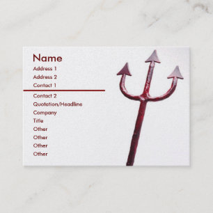 Pitch Fork Business Card Visitenkarte