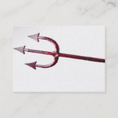 Pitch Fork Business Card Visitenkarte (Rückseite)