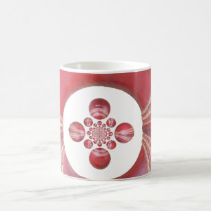Pitch Kaleidoskop: Cricket Balls The Game's Heart Kaffeetasse