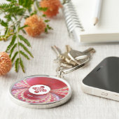 Pitch Kaleidoskop: Cricket Balls The Game's Heart Schlüsselanhänger (Seite)