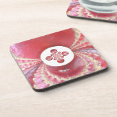 Pitch Kaleidoskop: Cricket Balls The Game's Heart Untersetzer (Linke Seite)