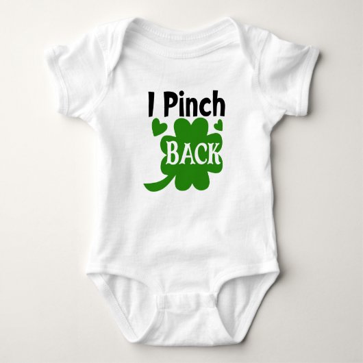 Pitch mich auf den Rücken Baby Strampler (Vorderseite)