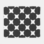 Pitch Pastell & Soft White Star Design Fleecedecke (Vorderseite (Horizontal))