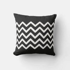 Pitch Pastell & Weiß Zigzag Muster Design Kissen