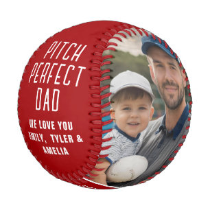 Pitch Perfect Papa Roter Vatertag 2 Foto Collage Baseball