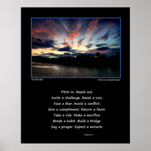 Pitch rein...motivierend Poster