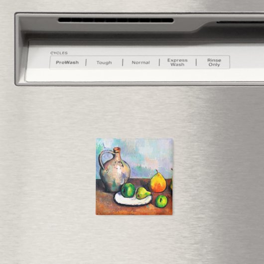 Pitcher and Fruit, Paul Cezanne Magnet (In Situ (Geschirrspüler))