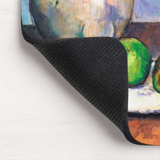 Pitcher and Fruit, Paul Cezanne Mousepad (Ecke)