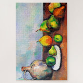 Pitcher and Fruit, Paul Cezanne Puzzle (Vertikal)