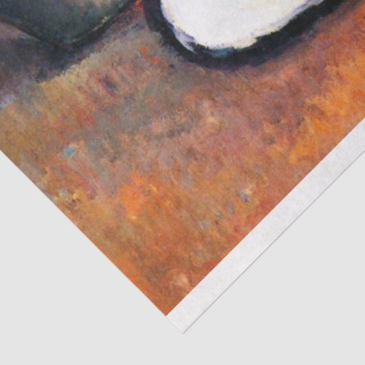 Pitcher and Fruit, Paul Cezanne Seidenpapier (Ausschnitt)