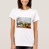 Pitcher and Fruit, Paul Cezanne T-Shirt (Vorderseite)