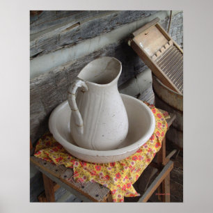 Pitcher auf der Porch Poster