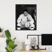 Pitcher Bender Athletics Baseball 1910 Poster (Heimbüro)