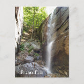 Pitcher Falls White Mountains New Hampshire Foto Postkarte (Vorderseite)