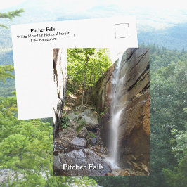 Pitcher Falls White Mountains New Hampshire Photo Postkarte