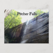 Pitcher Falls White Mountains NH Wasserfall Foto Postkarte (Vorderseite)