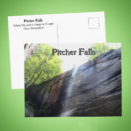 Pitcher Falls White Mountains NH Waterfall Photo Postkarte